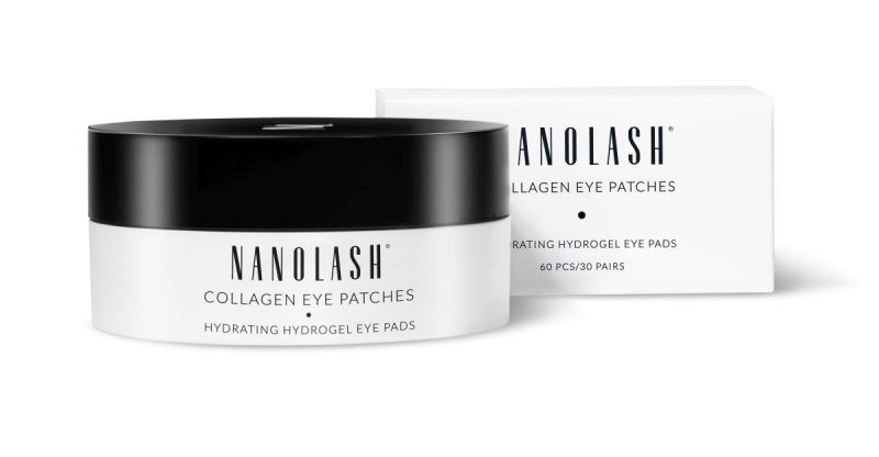 eye pads with collagen nanolash